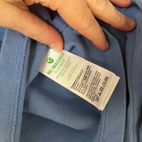 J Crew Crewcuts Blue Kids' half-zip cotton pullover - Picture 6 of 6